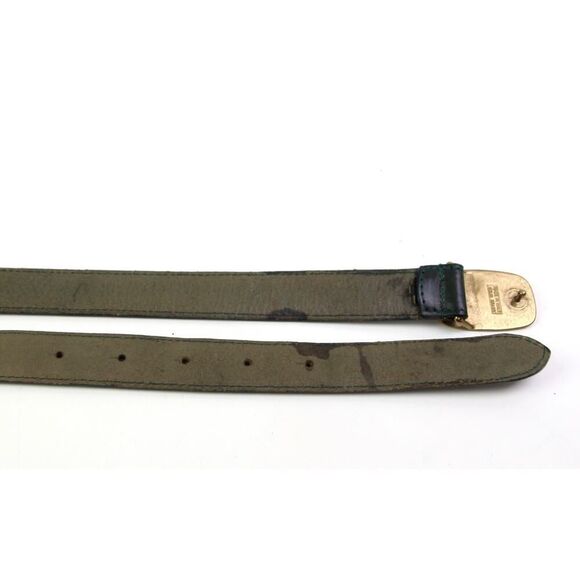 Talbots DARK GREEN REAL LEATHER 7/8\